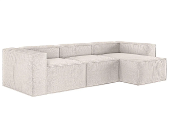 Диван Бриошь Базис угловой пр\лев с широкими подлокотниками