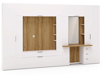 Комплект для гостиной Сохо белая №09