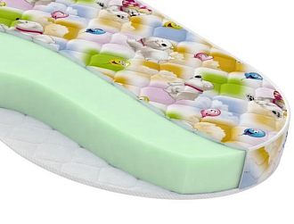 Матрас Oval Baby Sweet — 76×124 см