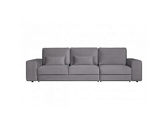Диван Модульный Престон 3р, Серый, Ткань Neo 25 Home Collection