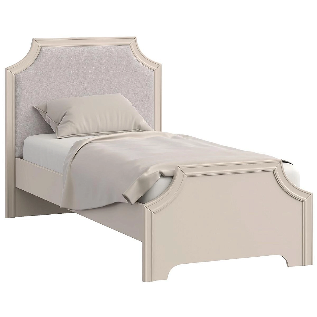 Кровать односпальная 90х200 Montreal беж