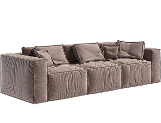 Диван Бриошь 3-х местный Оптимум без подушек