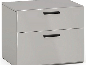 Тумба прикроватная Челси серая