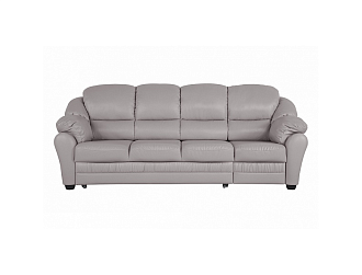 Диван Берг 4 р , Серый, Кожа Bellagio Grigio Home Collection