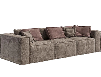 Диван Бриошь 3-х местный Базис без подушек