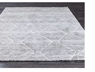 Индийский ковер из полиэстера «MILTON» SLATE-IVORY 200 x 300 см Мир ковров