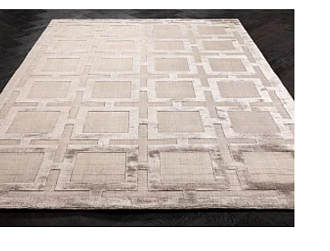 Индийский ковер из арт-шёлка и хлопка «EATON RUG» BEIGE Мир ковров