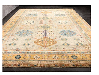 Пакистанский ковер из шерсти «KAZAK ROYAL» 227870-BRN-GLD 406 x 511 см Мир ковров