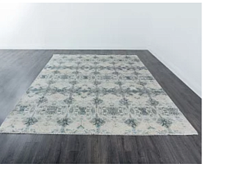 Индийский ковер из шёлка, шерсти и хлопка «SHIBORI» KANO-ORI-5-IVR-GRN 275 x 374 см Мир ковров