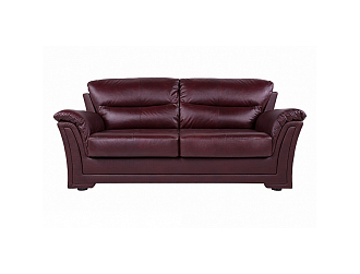 Диван Ливерпуль 3 р , Коричневый, Кожа Madras Oxblood Home Collection