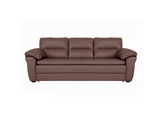 Диван Римини 3 р, Коричневый, Кожа Madras Griss Home Collection
