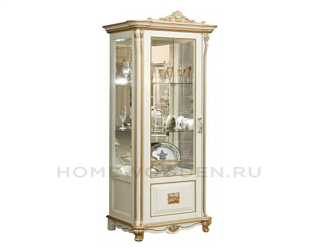 Шкаф с витриной Алези 8 Люкс П350.08л Мебель Белоруссии