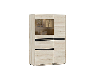 ШКАФ-ВИТРИНА LUNA LN1022.1 Dятьково Design - ДЯТЬКОВО