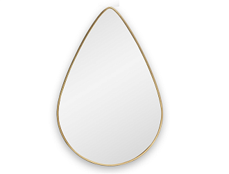 Droppe Gold Зеркало в тонкой раме Smal