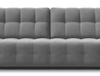 Диван Босс Мини Велюр Монолит сталь