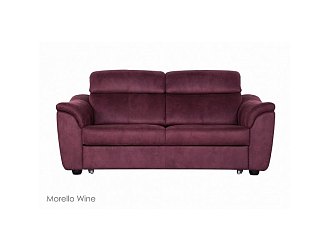 Диван Дублин 3 р, Бордовый, Ткань Morello Wine Home Collection