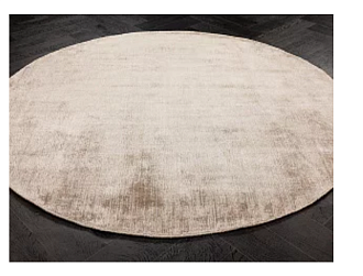 Индийский ковер из арт-шёлка «CROSS SPEСIAL» A037-LT.BEIGE(Round) 245 x 245 см Мир ковров