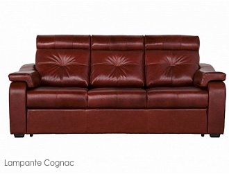 Диван Модульный Кёльн 3 р, Коричневый, Кожа Lampante Cognac Home Collection