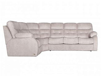 Угловой диван Рей с тумбой, Бежевый, Ткань Lambre 15 Home Collection