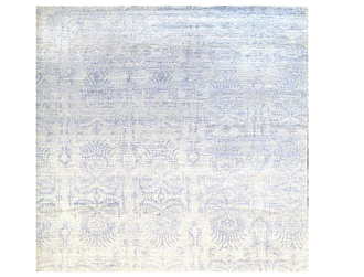 Индийский ковер из бамбукового шёлка «IKAT HOME» A871 SK-BLU 202 x 302 см Мир ковров