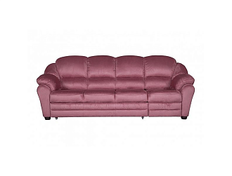 Диван Берг 4 р , Розовый , Ткань Aurora Dimrose Home Collection