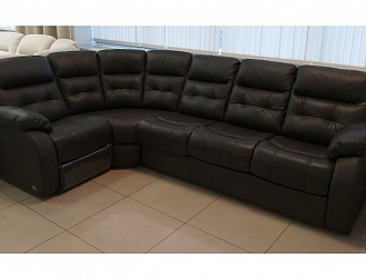 Угловой диван Рей с тумбой, , Кожа Home Collection