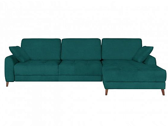 Угловой диван Монако с канапе 85/19, Зеленый, Ткань Zenit 40 Home Collection