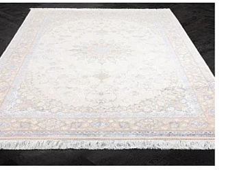 Иранский ковер из шёлка, модала и акрила «MASTERPIECE QUM» 022-23-1520-CREAM Katrin 200 x 300 см Мир ковров