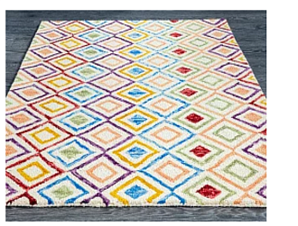 Индийский ковер из шерсти «VIBRANT» VIB01-IVORY 152 x 229 см Мир ковров