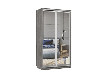 Шкаф-купе двухдверный Арго бетон