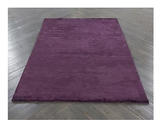 Индийский ковер из арт-шёлка «ART SILK T» UNI-40 от 72 x 139 см Мир ковров