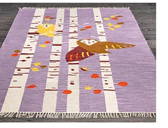 Индийский ковер из хлопка «ARCTIC KILIM» OWLS-MLT 160 x 230 см Мир ковров