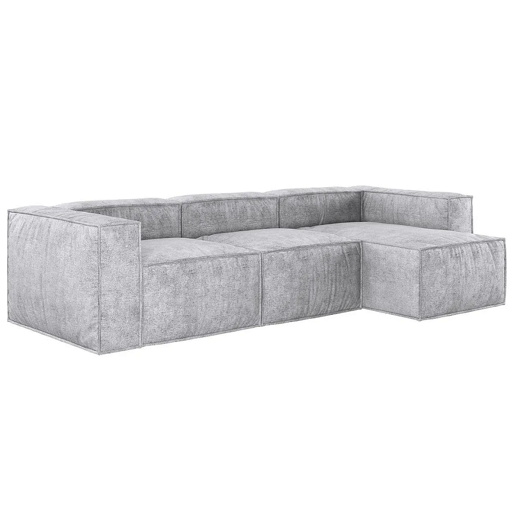 Диван Бриошь Оптимум угловой пр\лев с широкими подлокотниками