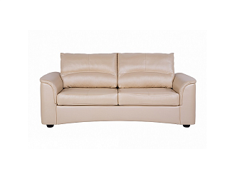 Диван Фиджи 3 р, Бежевый, Кожа Madras perlato Dune Home Collection