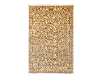 Иранский ковер из шёлка и модала «MASTERPIECE QUM» 007-24-TALAEEIE-Cream 201 x 303 см Мир ковров