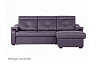 Угловой диван Модульный Кёльн с канапе , Фиолетовый, Кожа Bellagio Lavender