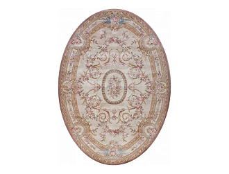 Китайский ковер из шерсти «SAVONNERIE EXCLUSIVE» SK-2-F153-F148(Oval) Мир ковров