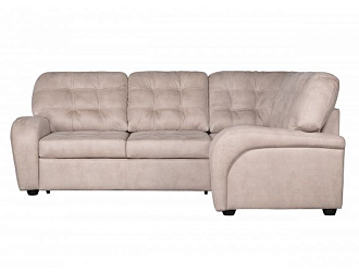 Угловой диван Сидней с тумбой, Бежевый, Ткань Morello Latte Home Collection