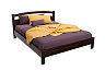 Кровать из массива VESTA Dark Brown Askona - АСКОНА