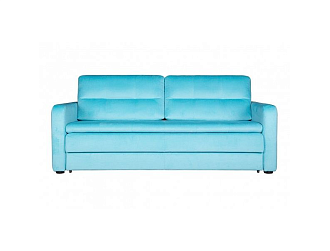 Диван Неаполь 3р 230, Голубой, Ткань Velutto 44 Home Collection