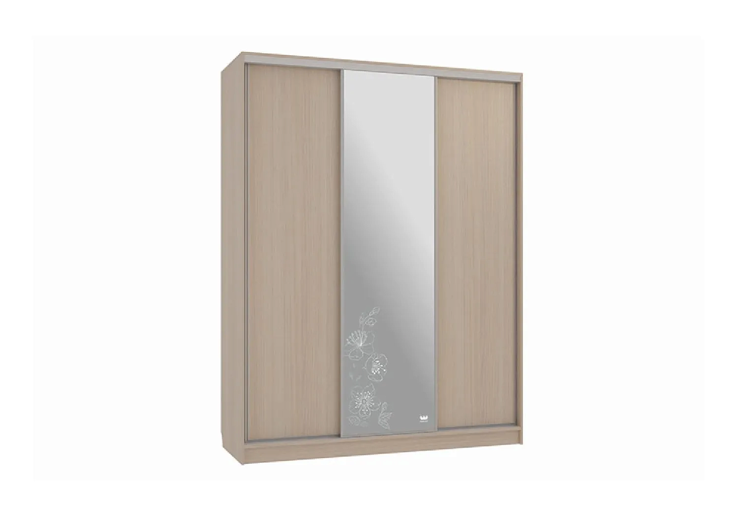 Шкаф-купе Бассо 1-600 Токио дуб млечный