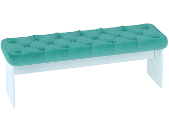 Пуф Тифани голубой / белый