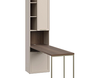 Стол письменный Монреаль беж со стеллажом