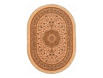 Бельгийский ковер из шерсти «IMPERIAL QUM» 1506-IVR(Oval) 280 x 380 см Мир ковров