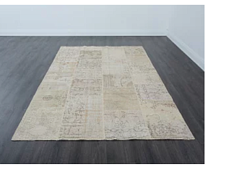 Турецкий ковер из шерсти «PATCHWORK RUG» IVR-CRE(18-10577) 203 x 305 см Мир ковров
