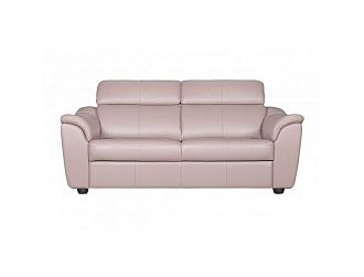 Диван Дублин 3 р, Бежевый, Кожа Bellagio latte Home Collection