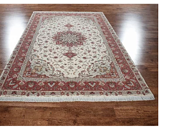 Иранский ковер из шерсти и шёлка «TABRIZ IR» 12-279-IR 205 x 310 см Мир ковров
