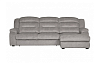 Угловой диван Модульный Денвер с канапе, Серый, Ткань Lambre 05