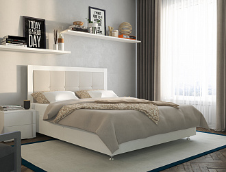 Кровать с подъемным механизмом INNOVO Lux White Askona - АСКОНА