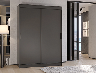 Шкаф-купе 2-х створчатый Гранд графит